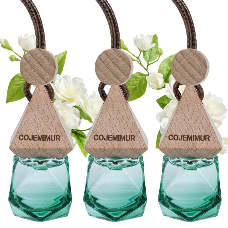LAKEMID Women's 3Pcs Diamond Car Air Freshener Essential Oil Diffuser