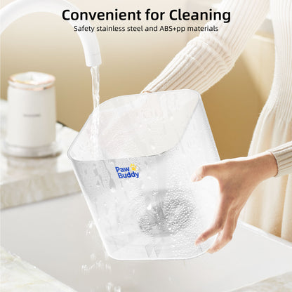 Automatic Cat Feeder 2 Cats with Slow Feed: Dual Automatic Dog Feeder with 5G WiFi, Cat Food Dispenser with APP Control for Multiple Pets, Detachable for Easy Clean,Large Food Storage-29 Cup