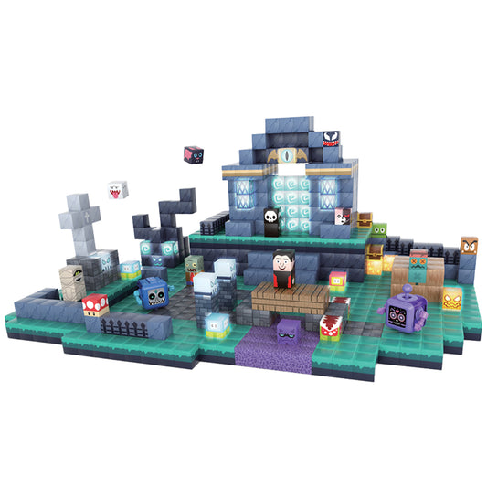 LAKEMID Magnetic Blocks Set with Light-Up Tiles for Kids Ages 4-8