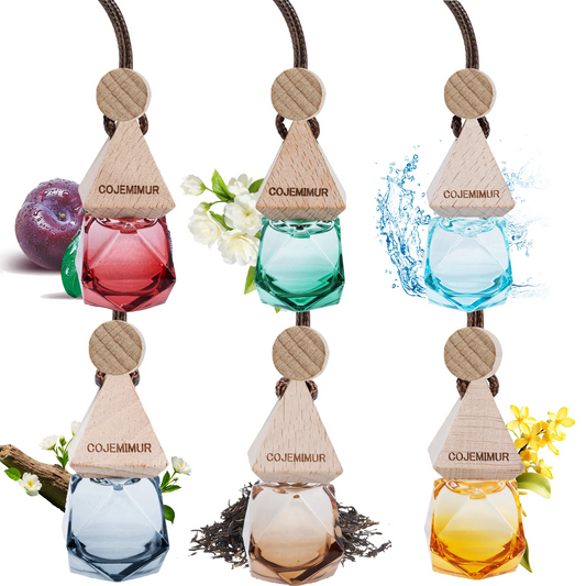 LAKEMID Women's 3Pcs Diamond Car Air Freshener Essential Oil Diffuser
