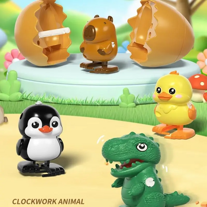 LAKEMID Hilarious Wind-Up Hopping Duck Egg Toys Best Easter Eggs Prefilled