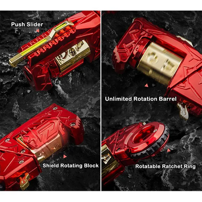 LAKEMID Pocket Mini Metal Blaster Stress Relief Toy Fingertip Fidget Heavyweight