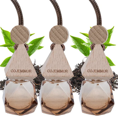 LAKEMID Women's 3Pcs Diamond Car Air Freshener Essential Oil Diffuser