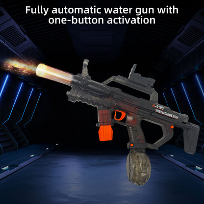 LAKEMID Fully Automatic Water Gun One-Button Activation Long Range 6-10M Tactical