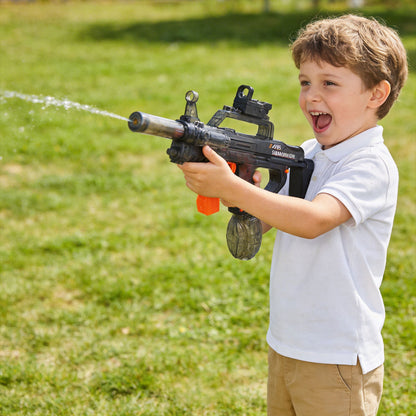 LAKEMID Fully Automatic Water Gun One-Button Activation Long Range 6-10M Tactical