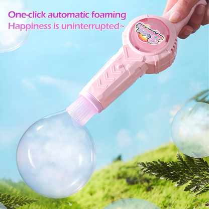 LAKEMID New Elastic Smoke Bubble Set Handheld Fog Wand & Portable Mist Bubble Machine