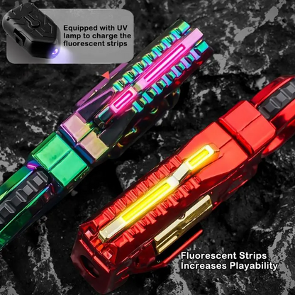 LAKEMID Pocket Mini Metal Blaster Stress Relief Toy Fingertip Fidget Heavyweight