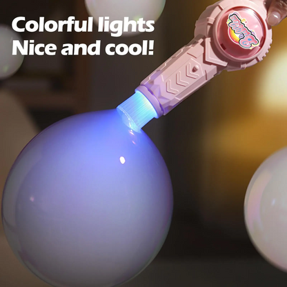 LAKEMID New Elastic Smoke Bubble Set Handheld Fog Wand & Portable Mist Bubble Machine