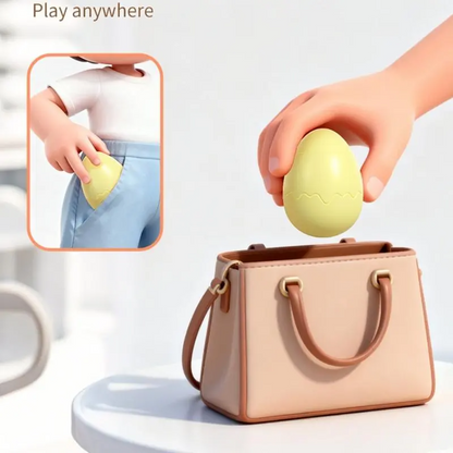 LAKEMID Hilarious Wind-Up Hopping Duck Egg Toys Best Easter Eggs Prefilled