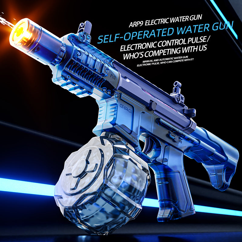 LAKEMID Electric Automatic Water Gun Rechargeable Dual Mode Electronic Pulse Bolt Action