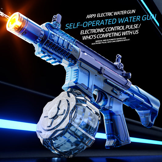 LAKEMID Electric Automatic Water Gun Rechargeable Dual Mode Electronic Pulse Bolt Action