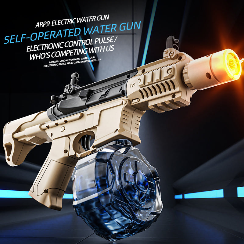 LAKEMID Electric Automatic Water Gun Rechargeable Dual Mode Electronic Pulse Bolt Action