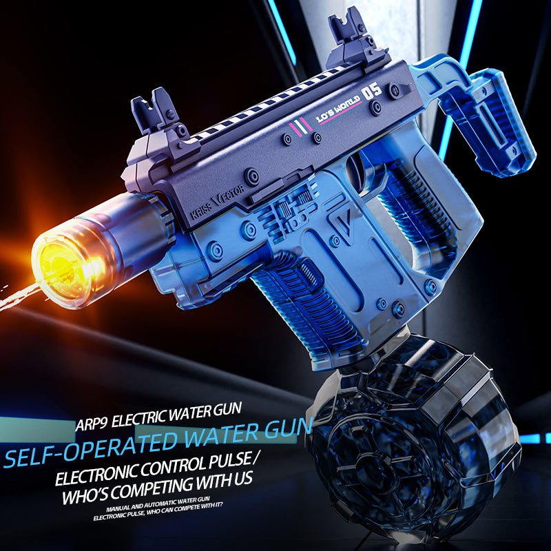 LAKEMID Electric Automatic Water Gun Rechargeable Dual Mode Electronic Pulse Bolt Action