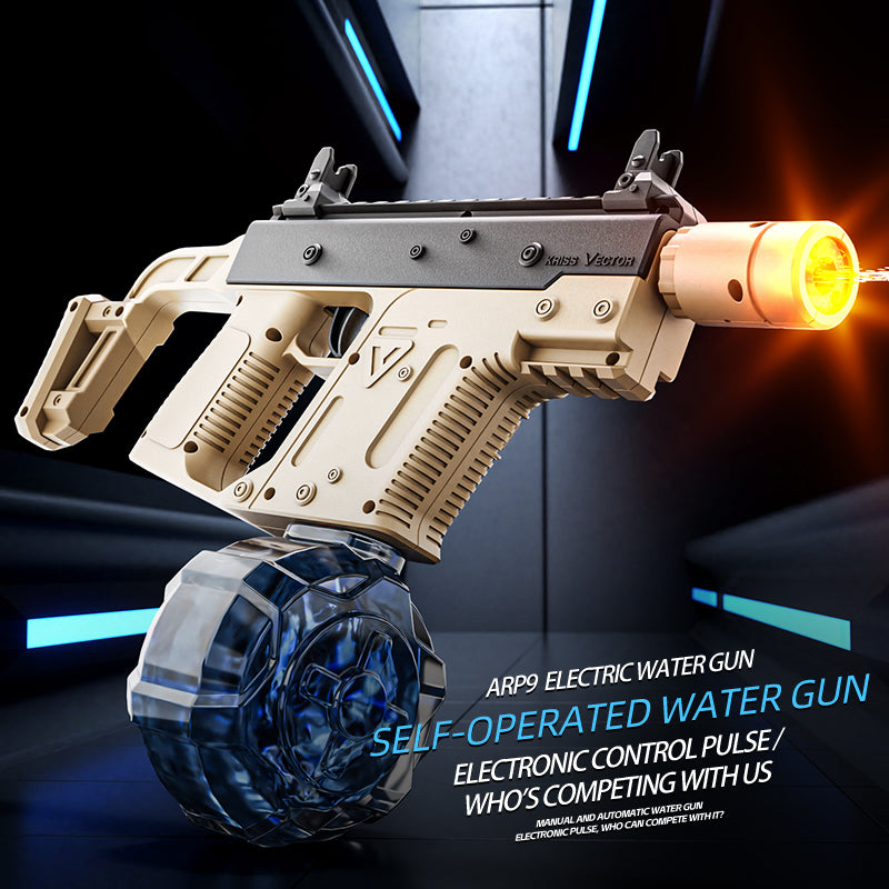 LAKEMID Electric Automatic Water Gun Rechargeable Dual Mode Electronic Pulse Bolt Action