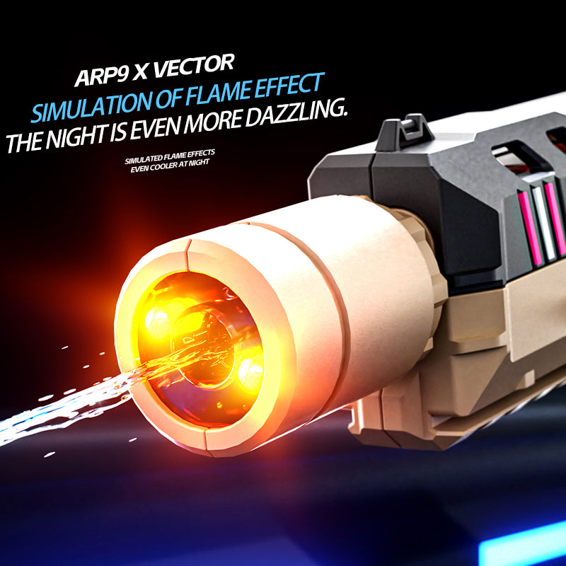 LAKEMID Electric Automatic Water Gun Rechargeable Dual Mode Electronic Pulse Bolt Action