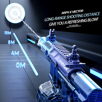 LAKEMID Electric Automatic Water Gun Rechargeable Dual Mode Electronic Pulse Bolt Action
