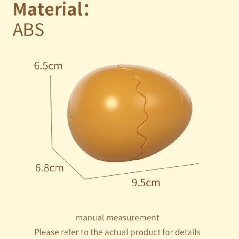LAKEMID Hilarious Wind-Up Hopping Duck Egg Toys Best Easter Eggs Prefilled
