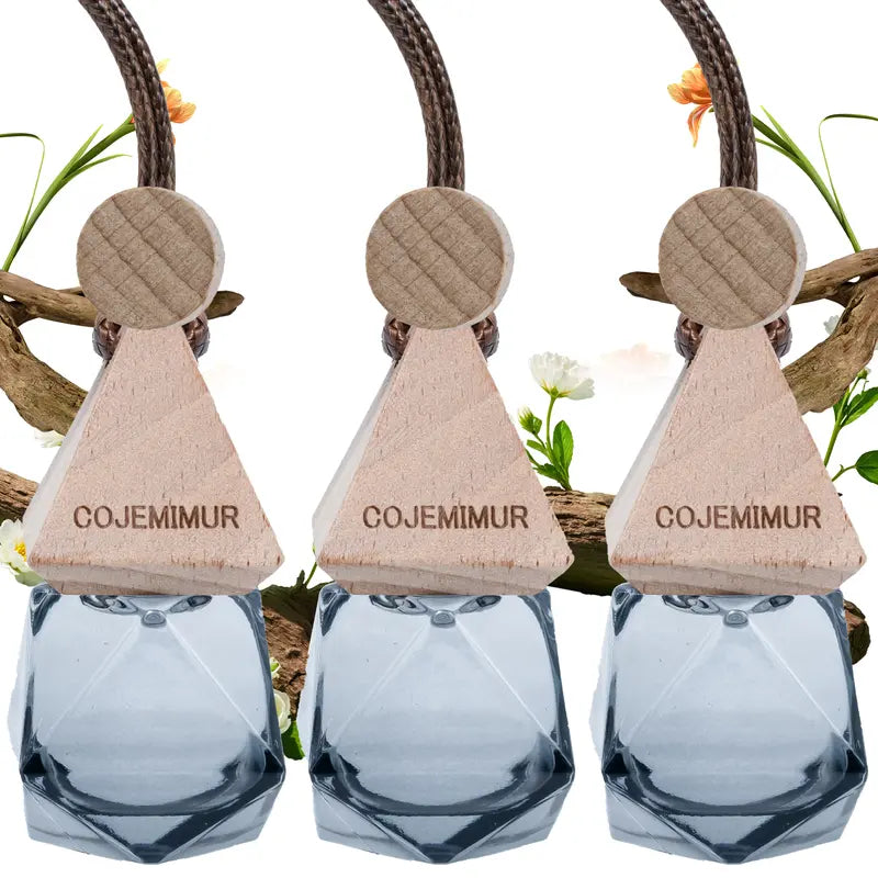 LAKEMID Women's 3Pcs Diamond Car Air Freshener Essential Oil Diffuser
