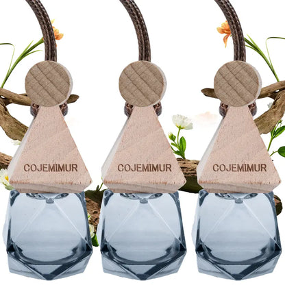 LAKEMID Women's 3Pcs Diamond Car Air Freshener Essential Oil Diffuser