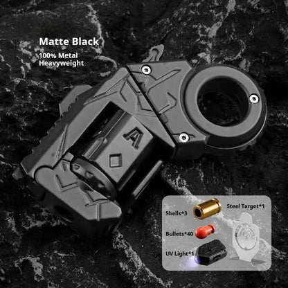 LAKEMID Pocket Mini Metal Blaster Stress Relief Toy Fingertip Fidget Heavyweight